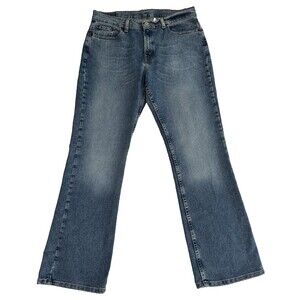 Levi's 515 Women's Vintage 90s Mid-Rise Boot Cut Blue Denim Jeans Size 12 M